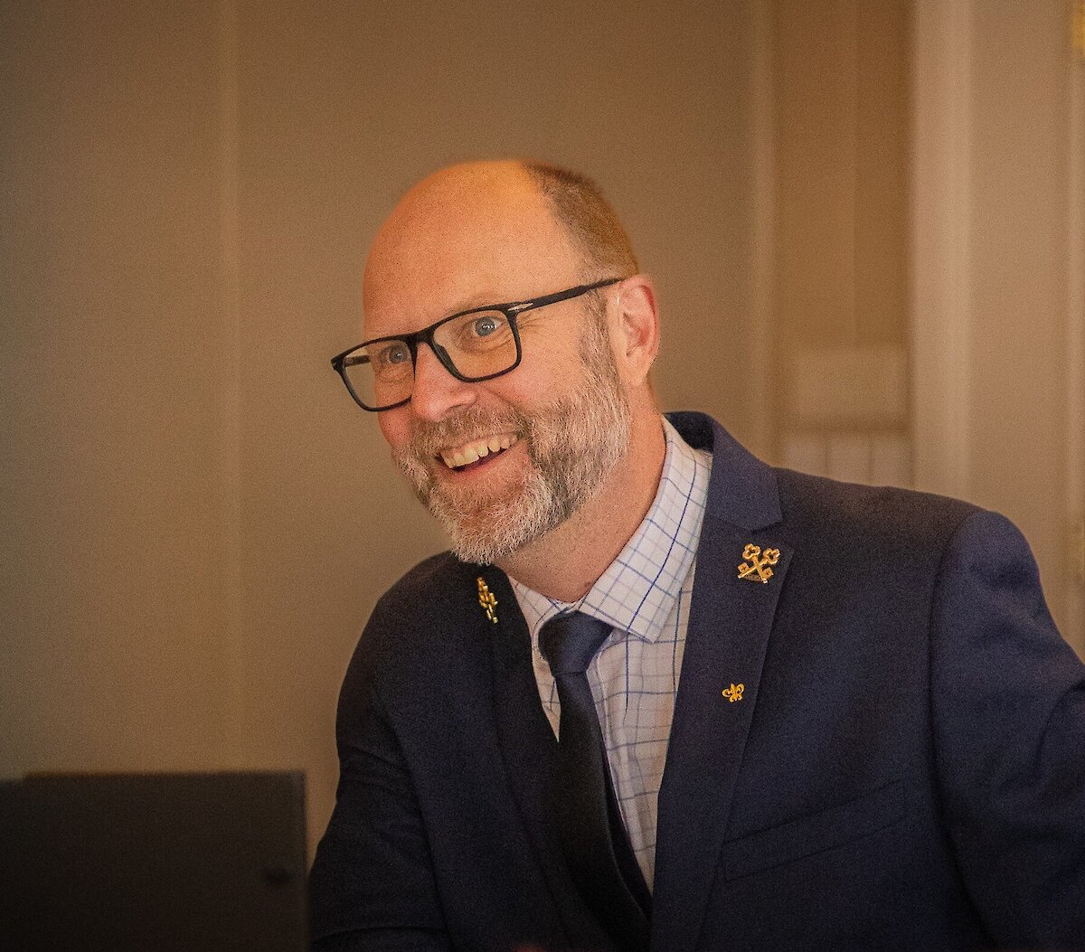 Marc-Andre Blais the concierge at Manoir Hovey